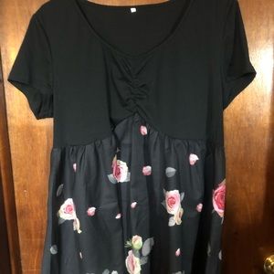Cute rose top